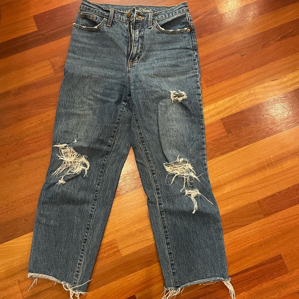 Universal Thread by Target Straight Leg Ripped Jean